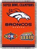 Image of Denver Broncos Commerative Jacquard Woven Blanket